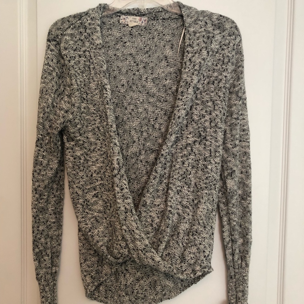 Low cut sweater